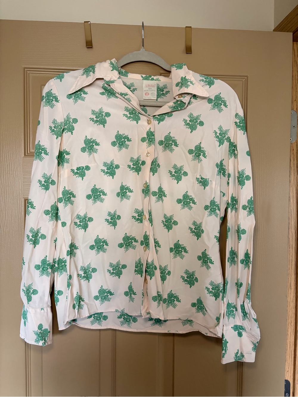 Vintage Button-Up Blouse from Ireland